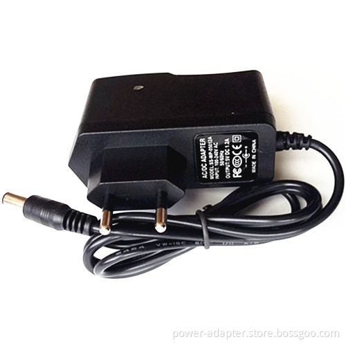 5V 1.2A 100% New AC 100V-240V Converter power Adapter DC 5V 1.2A Power Supply EU Plug DC 5.5mm x 2.1mm